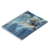 Skybound Silence: Engel van de Middernachtsluier Notitieboek (Linkerzijde)