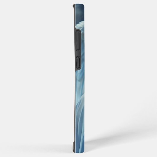 Skybound Silence: Engel van de Middernachtsluier Samsung Galaxy Hoesje (Rechterkant)