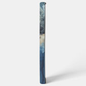 Skybound Silence: Engel van de Middernachtsluier Samsung Galaxy Hoesje (Linkerkant)