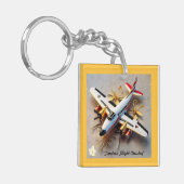"Skybound Sophistication" Sleutelhanger (Voorkant Links)