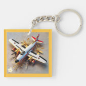"Skybound Sophistication" Sleutelhanger (Achterkant)