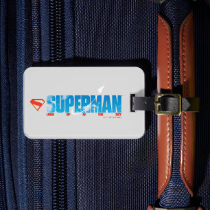 Skybound Superman Silhouette Bagagelabel