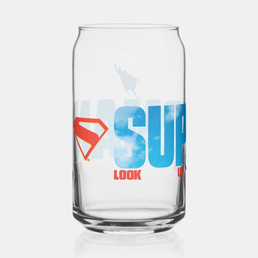 Skybound Superman Silhouette Blikvorm Glas (Voorkant)
