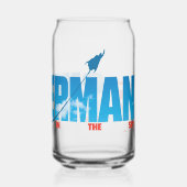 Skybound Superman Silhouette Blikvorm Glas (Achterkant)