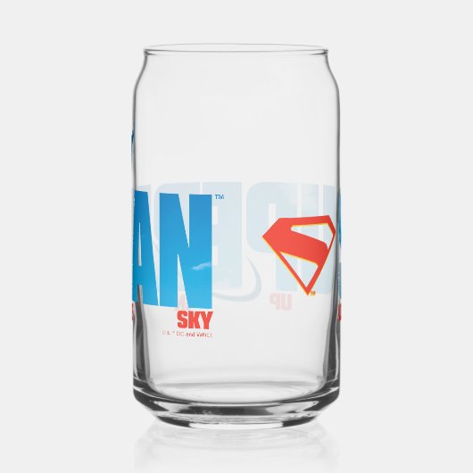 Skybound Superman Silhouette Blikvorm Glas (Rechts)
