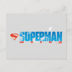 Skybound Superman Silhouette Briefkaart