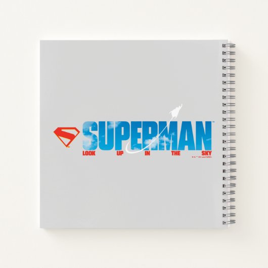 Skybound Superman Silhouette Notitieboek (Achterkant)