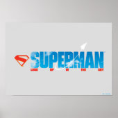 Skybound Superman Silhouette Poster (Voorkant)