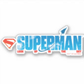Skybound Superman Silhouette Sticker (Voorkant)