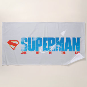 Skybound Superman Silhouette Strandlaken