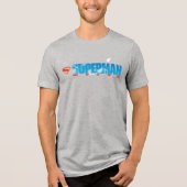Skybound Superman Silhouette Tri-Blend Shirt (Voorkant)