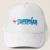 Skybound Superman Silhouette Trucker Pet (Voorkant)