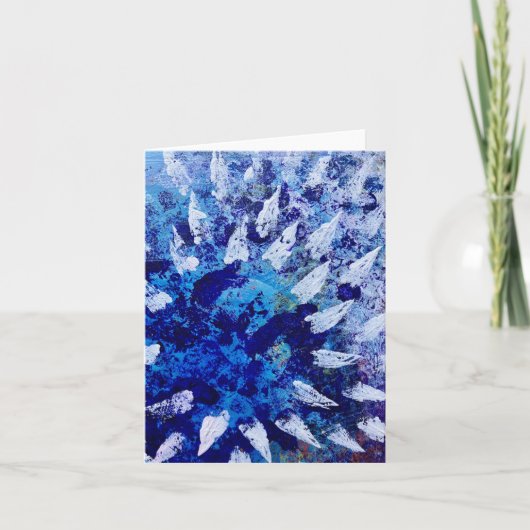 Skyburst gevouwen notitiekaarten (Voorkant)