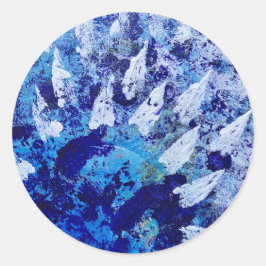 Skyburst Kunststickers Ronde Sticker