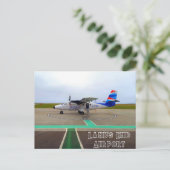 Skybus at Land's End Airport (Cornwall) Briefkaart (Staand voorkant)