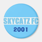 SKYCATZFC TEKST 2001 Magneet (Voorkant)