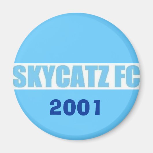 SKYCATZFC TEKST 2001 Magneet (Voorkant)