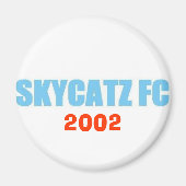 SKYCATZFC TEKST 2002 Magneet (Voorkant)