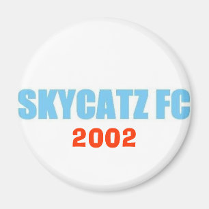 SKYCATZFC TEKST 2002 Magnet