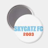 SKYCATZFC TEKST 2003 Magneet (Voorkant / Achterkant)