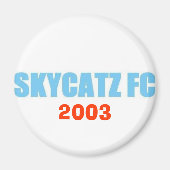 SKYCATZFC TEKST 2003 Magneet (Voorkant)