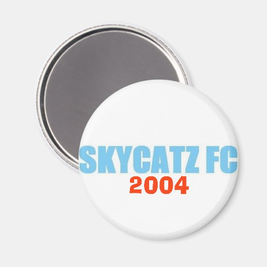 SKYCATZFC TEKST 2004 magneet (Voorkant / Achterkant)