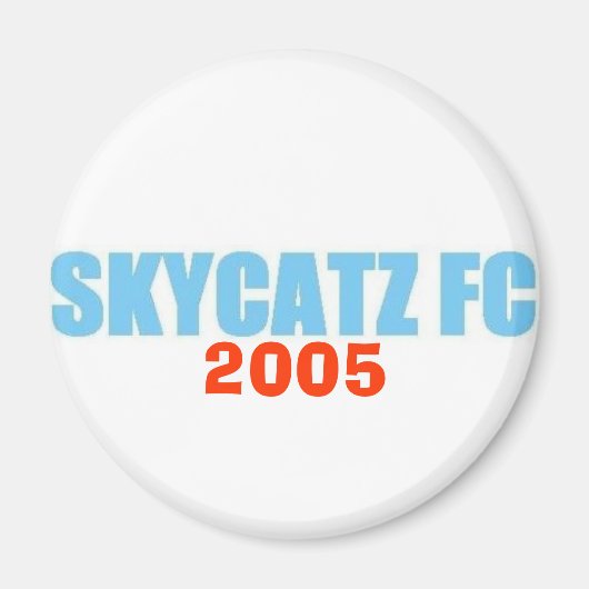 SKYCATZFC TEKST 2005 Magneet (Voorkant)