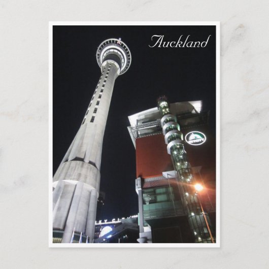 Skycity Tower Auckland Briefkaart (Voorkant)