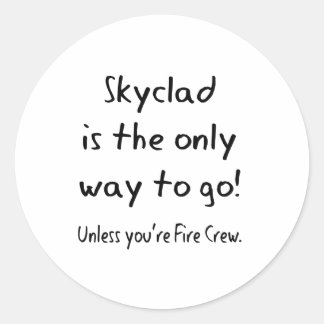 skyclad ronde sticker