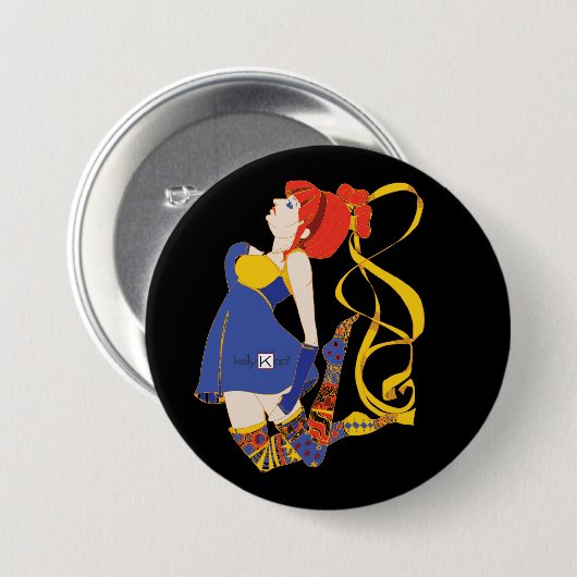 skydancer Knop Ronde Button 7,6 Cm (Voorkant /achterkant)