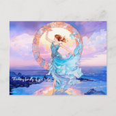 Skydancer op het water schilderij briefkaart (Voorkant)