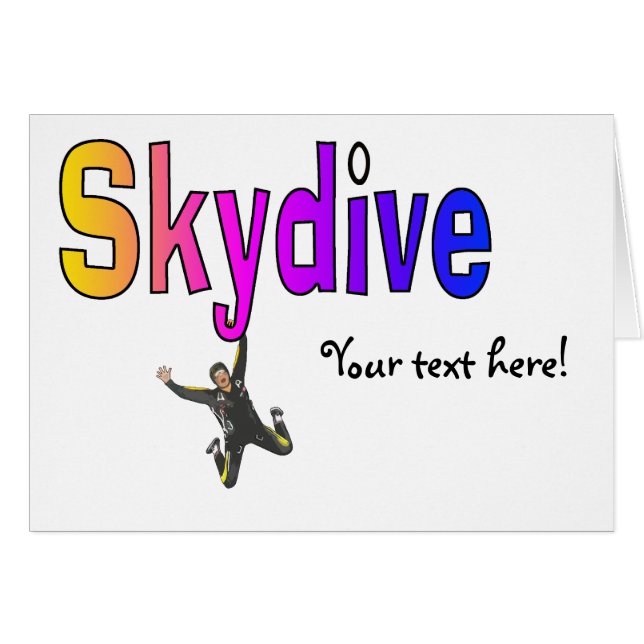 Skydive (Voorkant Horizontaal)