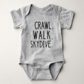 Skydive Baby, Crawl Walk Skydive Romper (Voorkant)
