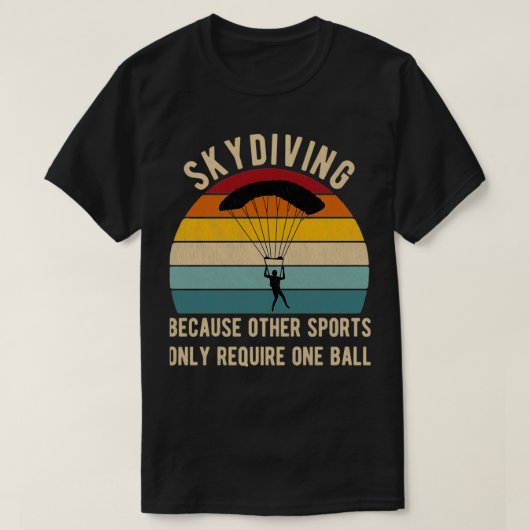  Skydive Extreme Athlete Design voor een Skydi T-shirt (Design voorkant)