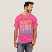 Skydive Groovy Skydiving T-shirt (Voorkant volledig)