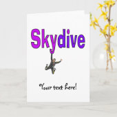 Skydive Paarse Kaart (Gele Bloem)