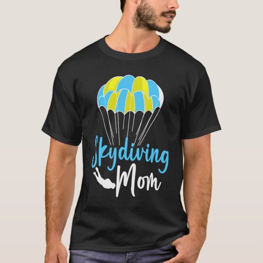 Skydive Parachute Parachutist Skydiver T-shirt (Voorkant)
