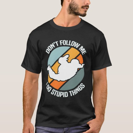 Skydive parachute skydiver t-shirt (Voorkant)