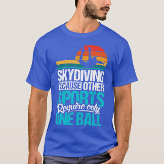 Skydive parachutist parachute skydiver cadeau idee t-shirt