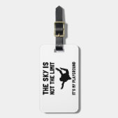 Skydive Playground Bagagelabel (Voorkant verticaal)