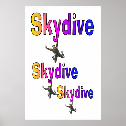 Skydive Poster (Voorkant)