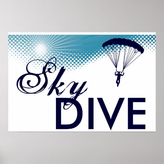 skydive poster (Voorkant)