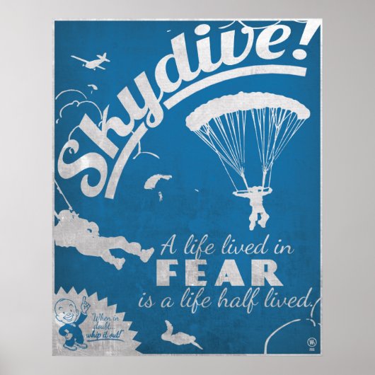 Skydive. Poster (Voorkant)