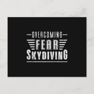 Skydive Skydiver Plane Jump Funny Gift Briefkaart
