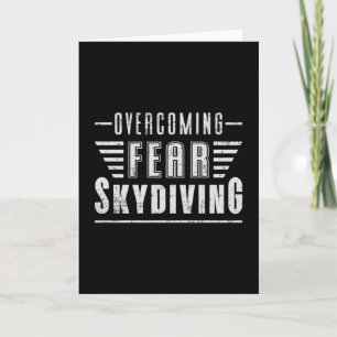 Skydive Skydiver Plane Jump Funny Gift Kaart