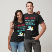 Skydive Skydiver praten over Skydiving T-shirt (Unisex)