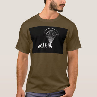 Skydive Skydiving Basejumper Paragliding Evolution T-shirt