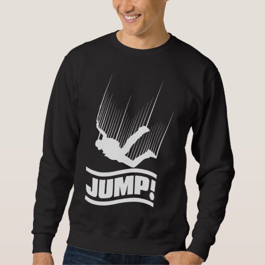 Skydive Skydiving Paraglider Freefall Jump Trui (Voorkant)