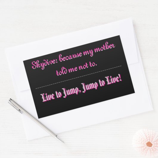 Skydive Stickers (Envelop)