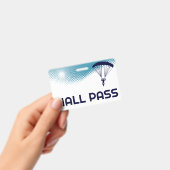 Skydive Teacher Hall Pass Badge (Handheld)